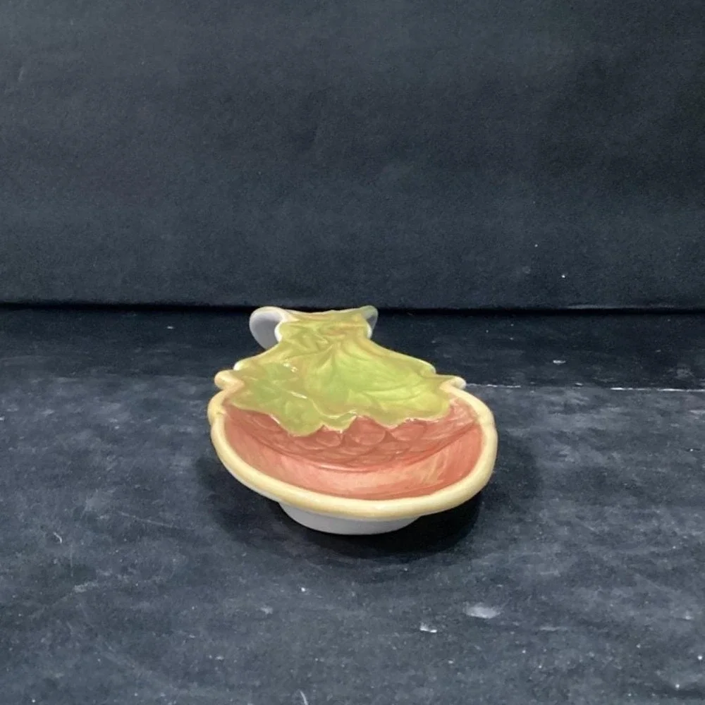 Cracker Barrel Harvest Spoon Rest, Autumn Ceramic Holder, Seasonal Tableware